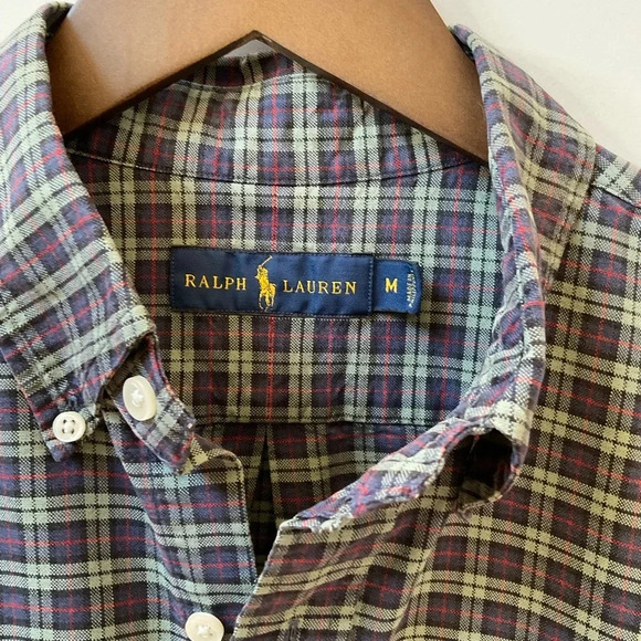 Ralph Lauren Plaid Button Down Shirt - Picture 3 of 4